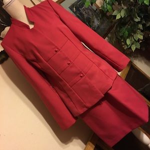 Tower Hill bright pink skirt set NWOT 12